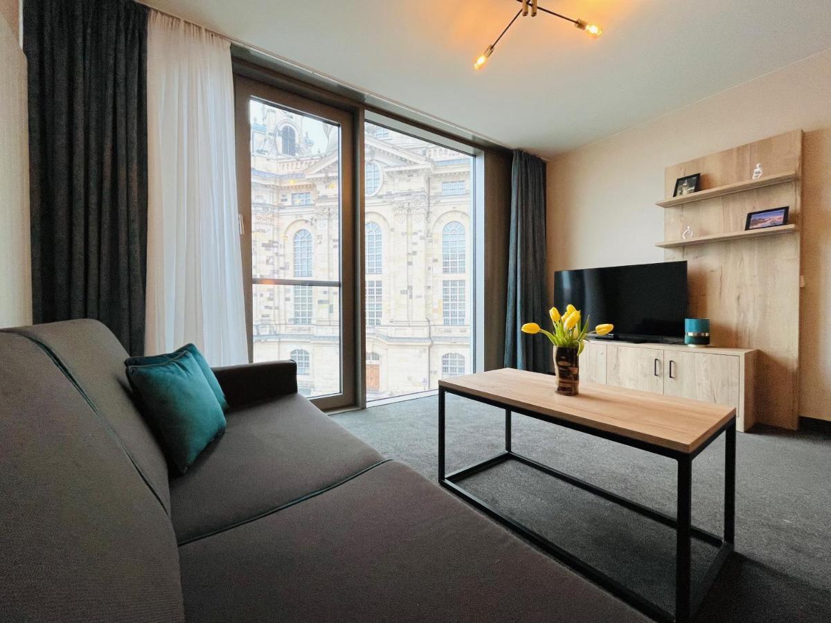 Einzigartiges Panoramaapartment An Der Frauenkirche เดรสเดน ภายนอก รูปภาพ